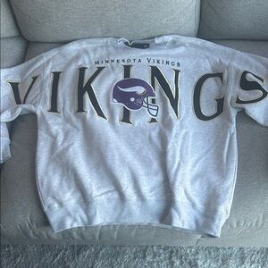 Minnesota Vikings Gray Sweater